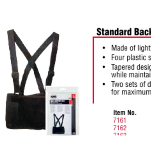 Deluxe Back Support Belt - 2XLRG (54" - 58")