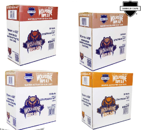 Water-Activated Gum Tape — Wat (Water Activated) Re-Inforced Tape — Shield Select Wolverine Printed Brand Gummed Tape (Metric)