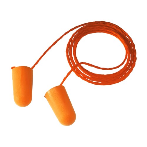 3M Foam Earplugs 1110, Corded