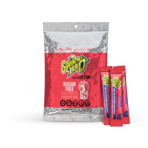 20OZ Yield Qwik Stik Zero, Fruit Punch, 500/Case