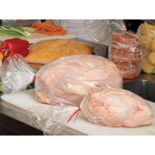 LDPE Gusset Bag, Clear, 24" X 10", 2 MIL