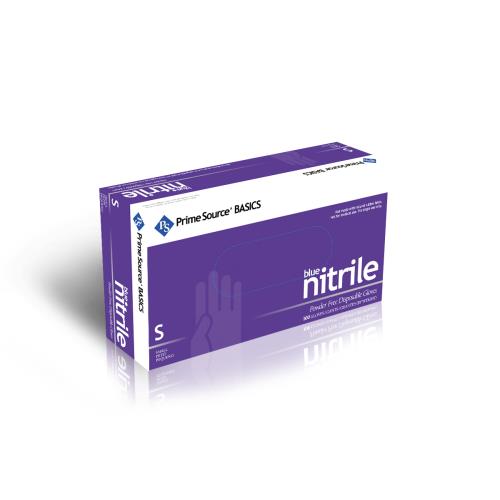 P/S Basics Powder-Free Nitrile Gloves, Blue