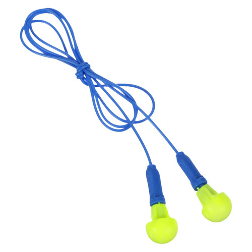 Push-Ins Earplugs 318-1001, Corded, Poly Bag