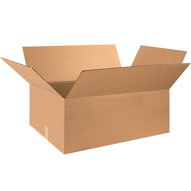 28 X 20 X 12" ECT-32 RSC Corrugated Box, 15 Boxes/Bundle