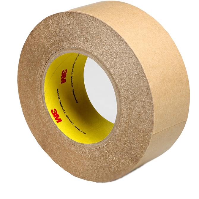 3M 9420 Double Coated Polyester Tape - 1" X 36 Yds., Red, 48 Rolls/Case