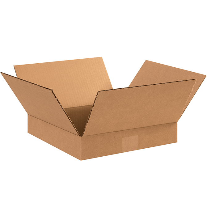 12 X 12 X 2" ECT-32 RSC Corrugated Box, 25 Boxes/Bundle