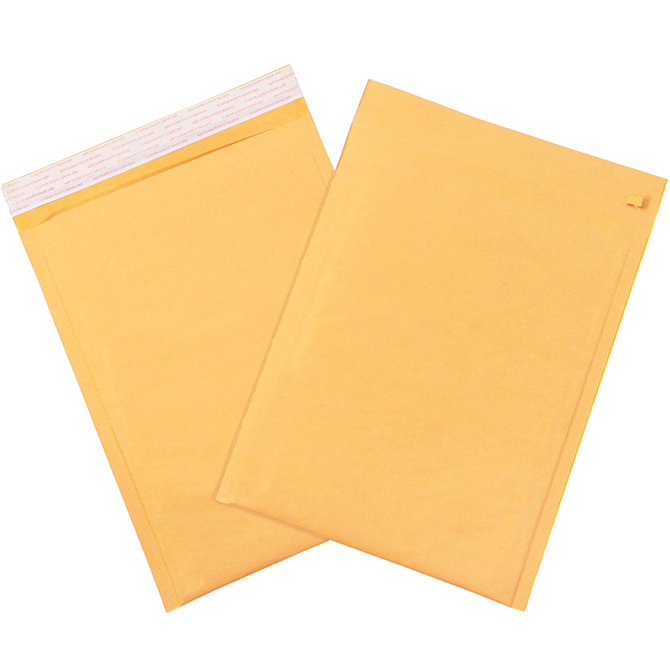 #7 - 14.25 X 20" Self-Seal Bubble-Lined Mailers W/Tear Strip, Kraft, 50/Case