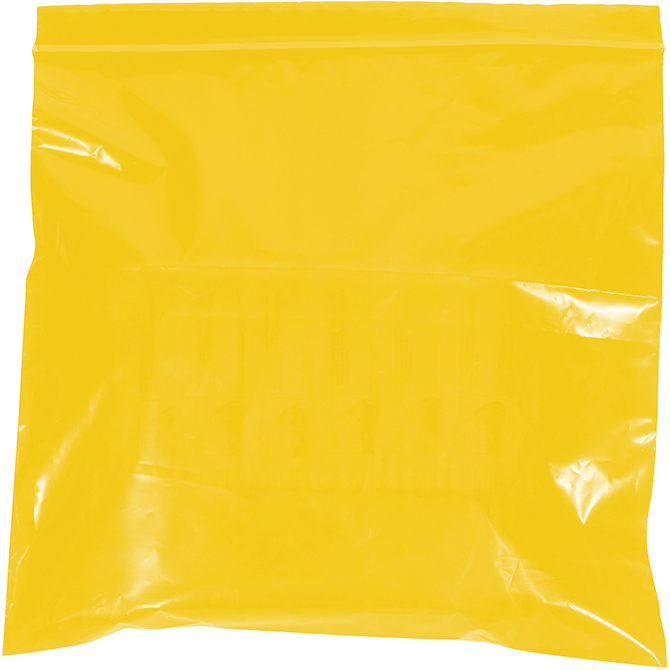 2 X 3" - 2 MIL Reclosable Bags, Yellow, 1000/CASE