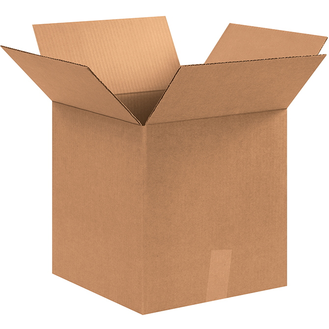 12.75 X 12.75 X 13.5" ECT-32 RSC Corrugated Box, 25 Boxes/Bundle