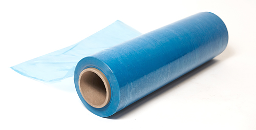18 X 1500 FT. Vci Stretch Film - 80 Gauge, Blue, 4/Case