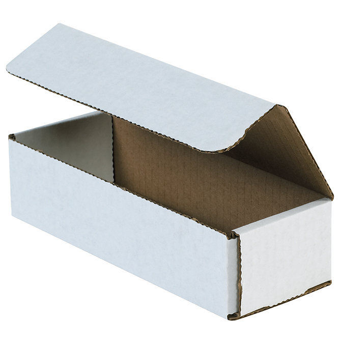 10 X 3 X 2" White Corrugated Mailer, 50 Mailers/Bundle