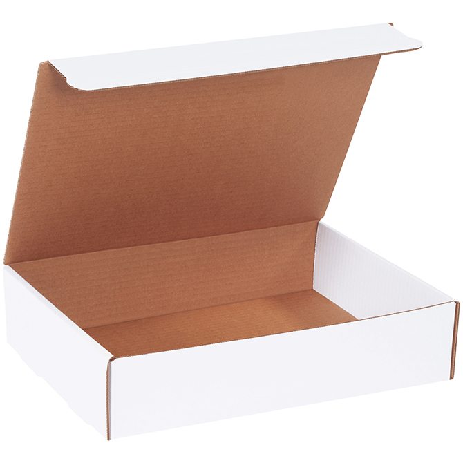 13 X 10 X 3" White Literature Mailer, 50 Mailers/Bundle