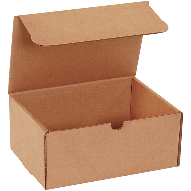 9 X 6.5 X 4 Kraft Corrugated Mailer, 50 Mailers/Bundle