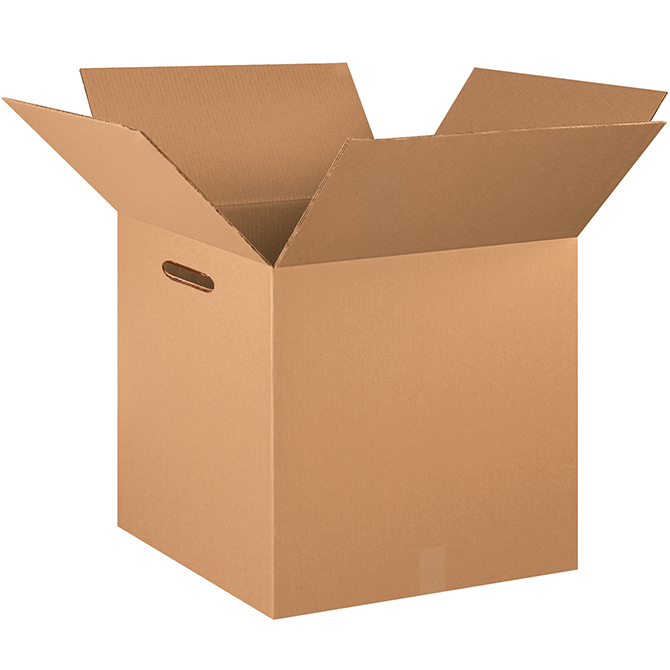 24 X 24 X 24" ECT-48 RSC Double Wall Box With Hand Holes, 10 Boxes/Bundle