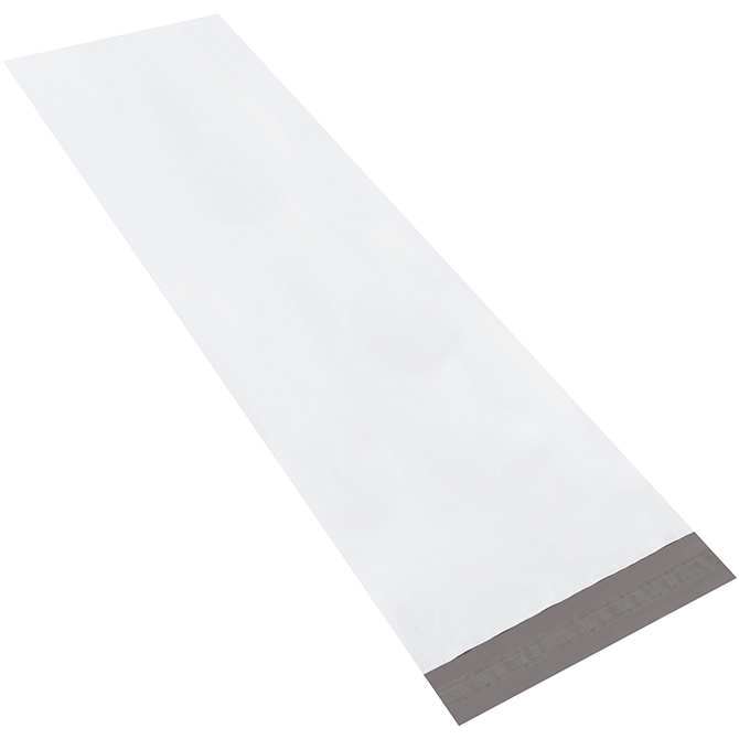 13 X 45" Self-Seal Long Polyethylene Mailer, White, 50/Case
