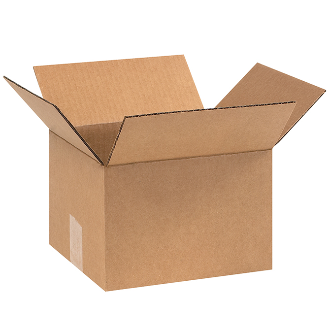 9 X 8 X 6" ECT-32 RSC Corrugated Box, 25 Boxes/Bundle