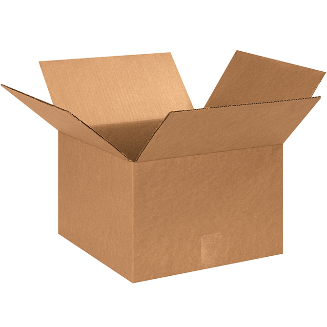 13 X 13 X 9" ECT-32 RSC Corrugated Box, 25 Boxes/Bundle