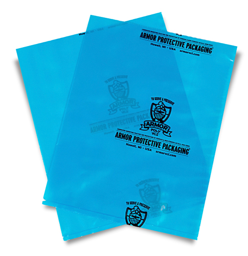 15 X 15" Vci Flat Bag - 3 MIL, Blue, 750/Case