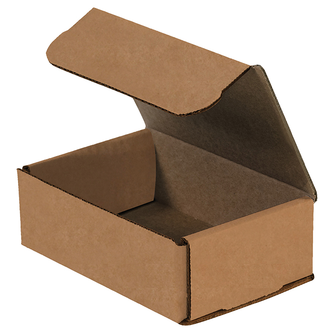 6.5 X 4.875 X 2.625 Kraft Corrugated Mailer, 50 Mailers/Bundle