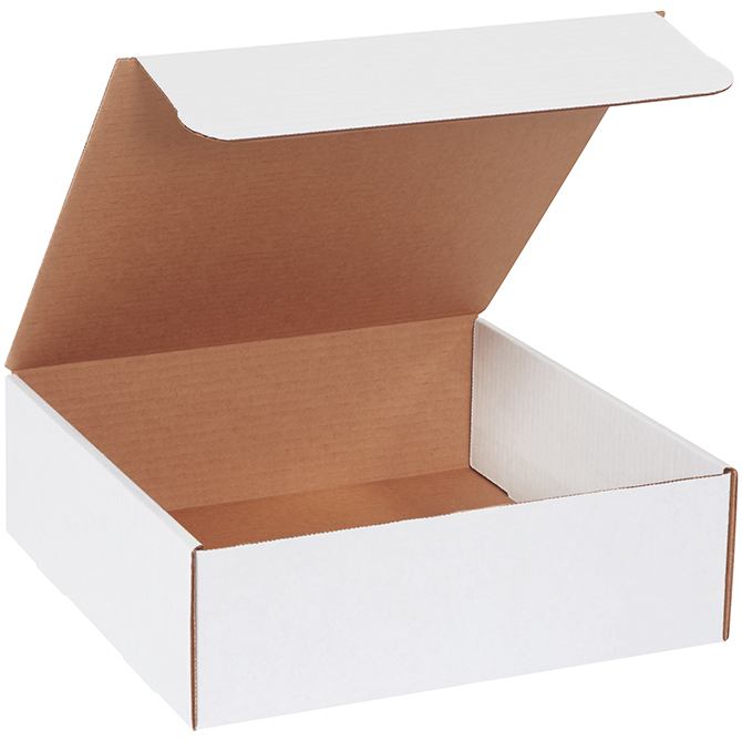 12 X 12 X 4" White Literature Mailer, 50 Mailers/Bundle