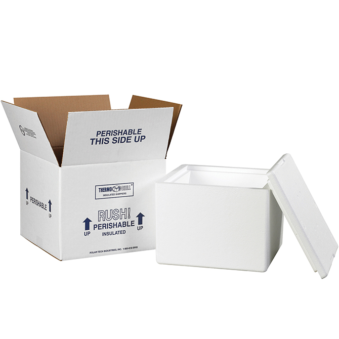 9.5 X 9.5 X 7" Printed Cooler Box