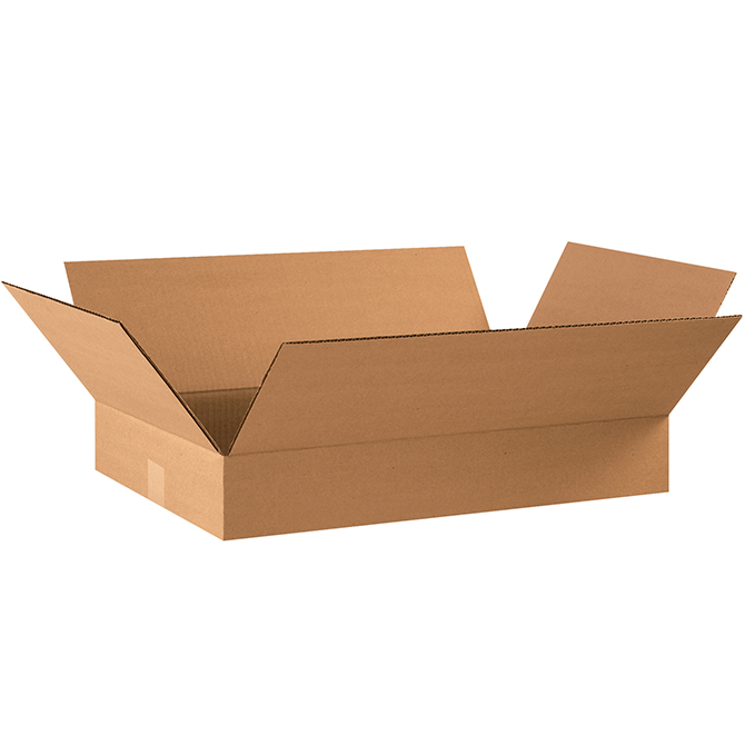 22 X 14 X 4" ECT-32 RSC Corrugated Box, 25 Boxes/Bundle