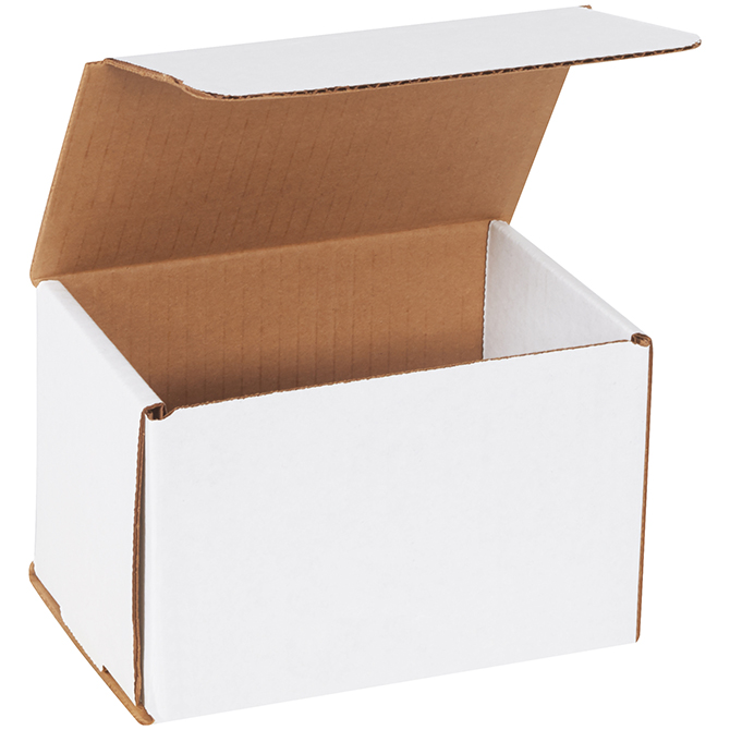 10 X 8 X 5" White Corrugated Mailer, 50 Mailers/Bundle
