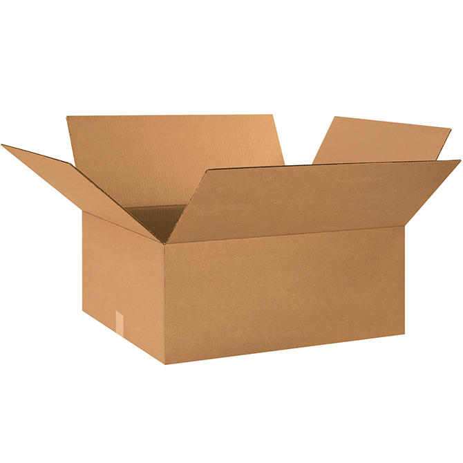 26 X 20 X 10" ECT-32 RSC Corrugated Box, 15 Boxes/Bundle