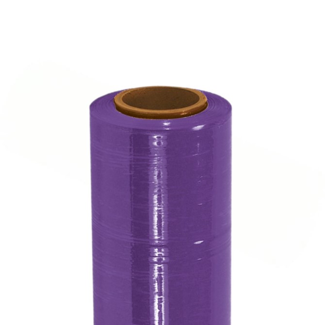 Colored Cast Machine Grade Film - Purple, 20", 80 Gauge, 5000 FT., 40 Rolls/Skid