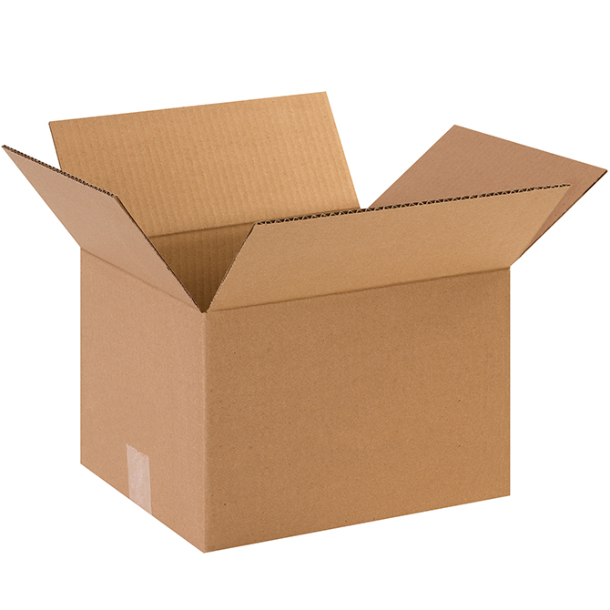 12 X 10 X 8" ECT-44 Heavy Duty Corrugated Box, 25 Boxes/Bundle