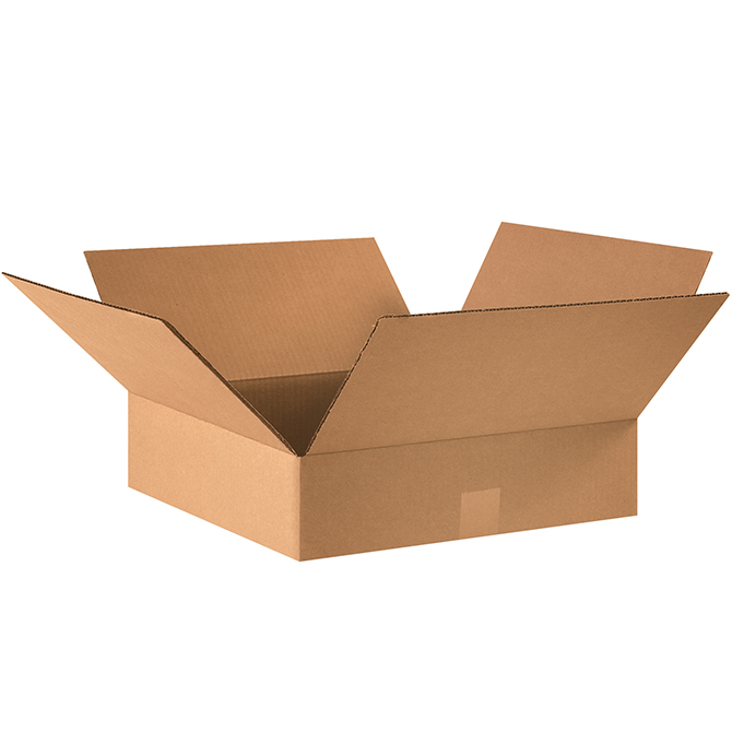 16 X 16 X 4" ECT-32 RSC Corrugated Box, 25 Boxes/Bundle