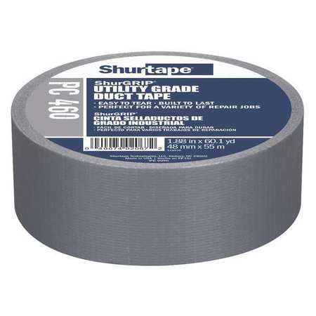 Shurtape PC460 Duct Tape - 2" X 60 Yds., Silver, 24 Rolls/Case
