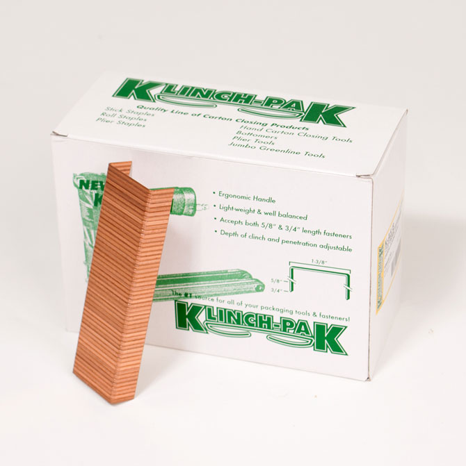 Klinch-Pak Kp-Apn Carton Staple - 1-3/8" A Crown, 5/8" Leg, 2000/Box