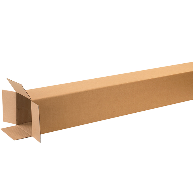 8 X 8 X 60" ECT-32 RSC Corrugated Box, 15 Boxes/Bundle