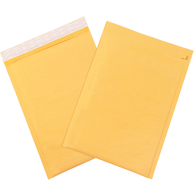 #6 - 12.5 X 19" Self-Seal Bubble-Lined Mailers W/Tear Strip, Kraft, 50/Case