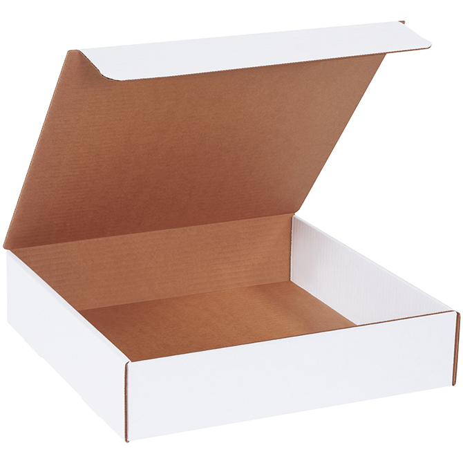 13 X 13 X 3" White Literature Mailer, 50 Mailers/Bundle