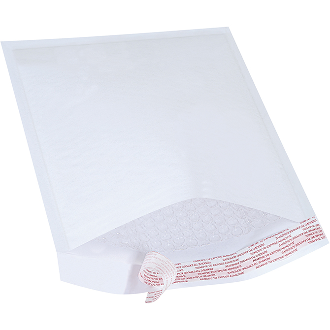 #2 - 8.5 X 12" Self-Seal Bubble-Lined Mailer, White, 100/Case