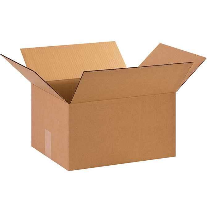 15 X 12 X 8" ECT-32 RSC Corrugated Box, 25 Boxes/Bundle