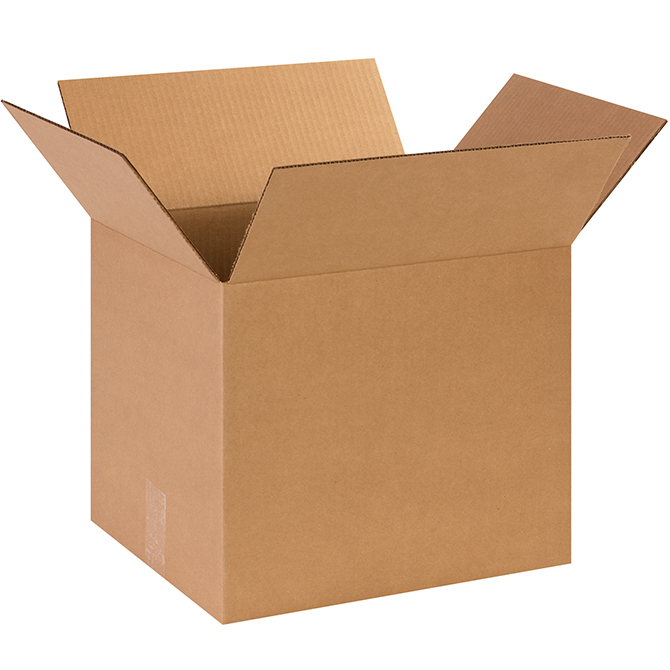 14 X 12 X 12" ECT-32 RSC Corrugated Box, 25 Boxes/Bundle