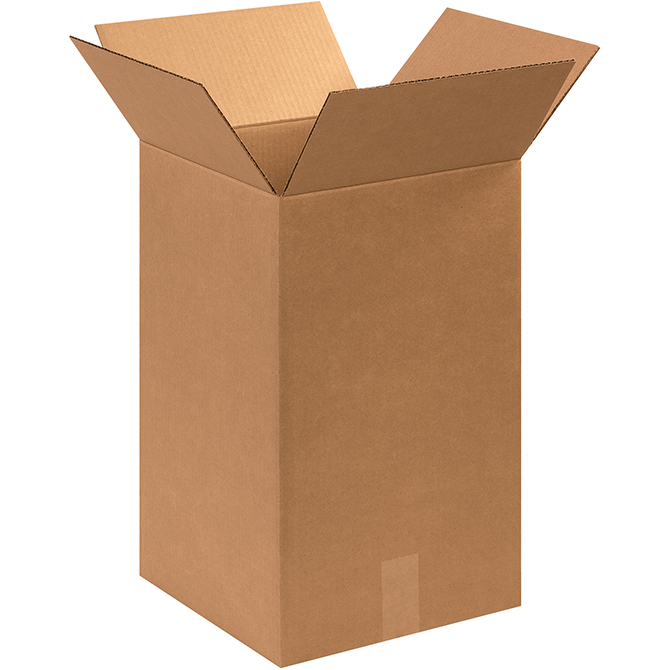 12 X 12 X 20" ECT-32 RSC Corrugated Box, 25 Boxes/Bundle