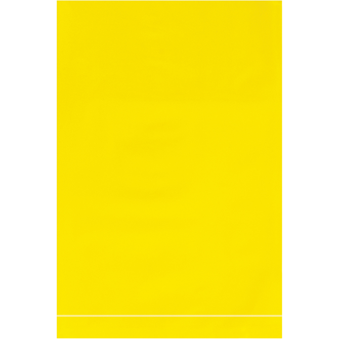 4 X 6" - 2 MIL Flat Poly Bags, Yellow, 1000/Case