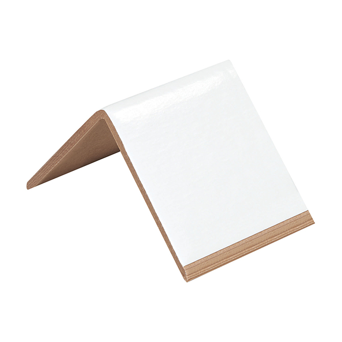 3 X 3 X 3" Edge Board Protectors - .160" Thick, White, 720/Case