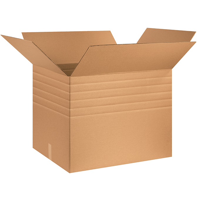 30 X 24 X 24/22/20/18/16/14" ECT-44 Heavy Duty Multi-Depth Box, 10 Boxes/Bundle