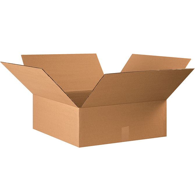 22 X 22 X 8" ECT-32 RSC Corrugated Box, 15 Boxes/Bundle
