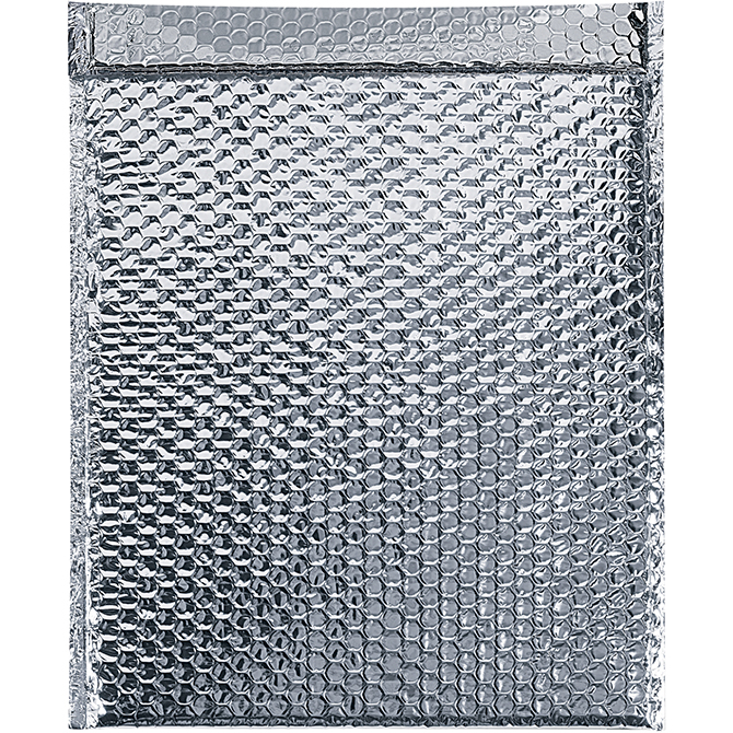 15 X 17" Cool-Shield Bubble Mailer, 1.5" Lip, White, 100/Case