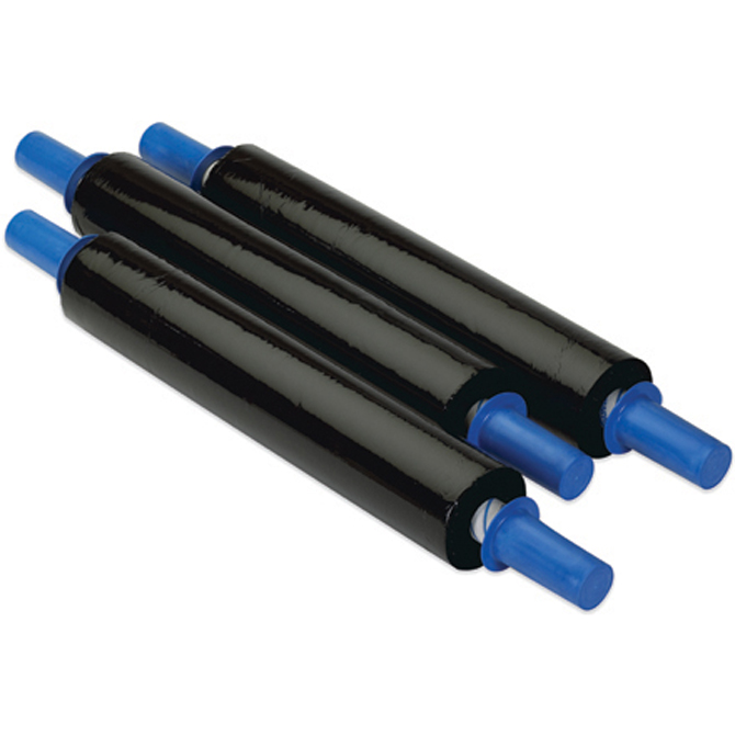 Goodwrappers Extended Core Stretch Film - Black Uvi, 20", 120 Gauge, 800 FT., 4 Rolls/Case