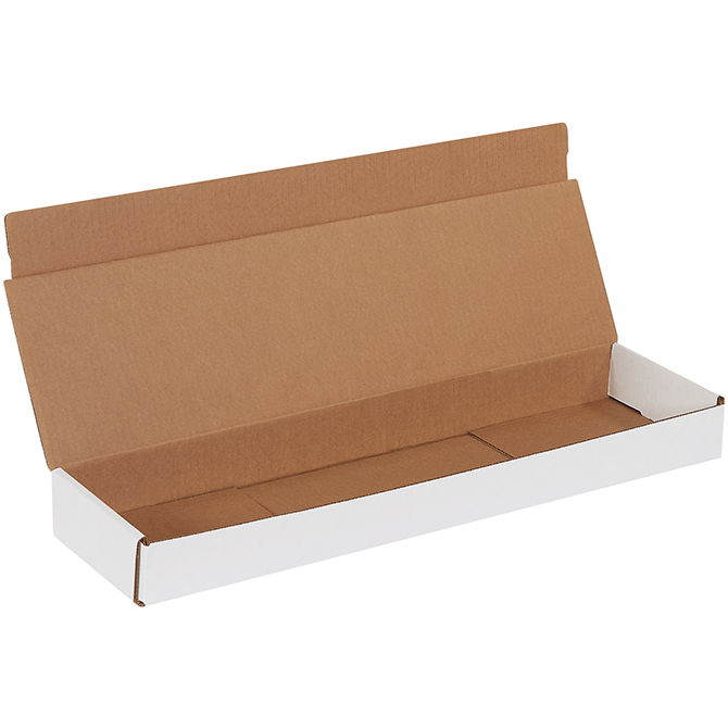 22 X 6 X 2" White Corrugated Mailer, 50 Mailers/Bundle