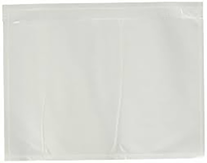 Packing List Envelopes - 5.5 X 10", Clear, No Print, Back Loading, 1000/Case