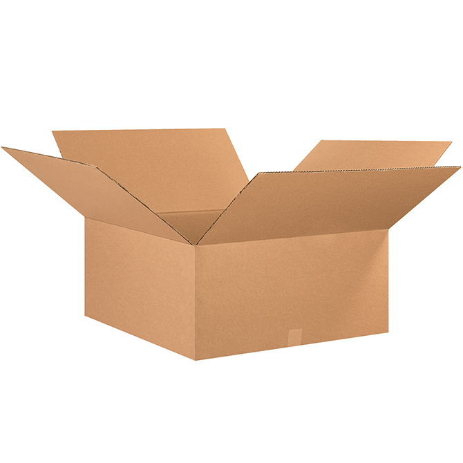 25 X 25 X 12" ECT-32 RSC Corrugated Box, 15 Boxes/Bundle