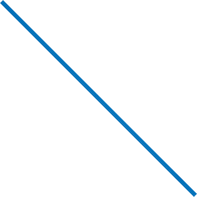 7" Paper Pre-Cut Twist Ties, Blue, 2000/CASE